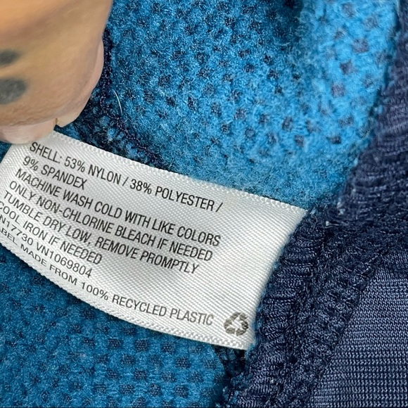 All In Motion Blue Outdoor Sports Zip Up Jacket Size L - Picture 8 of 8